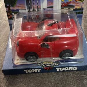 Tony Turbo Red Toy Car number 3 chevron cars 1996